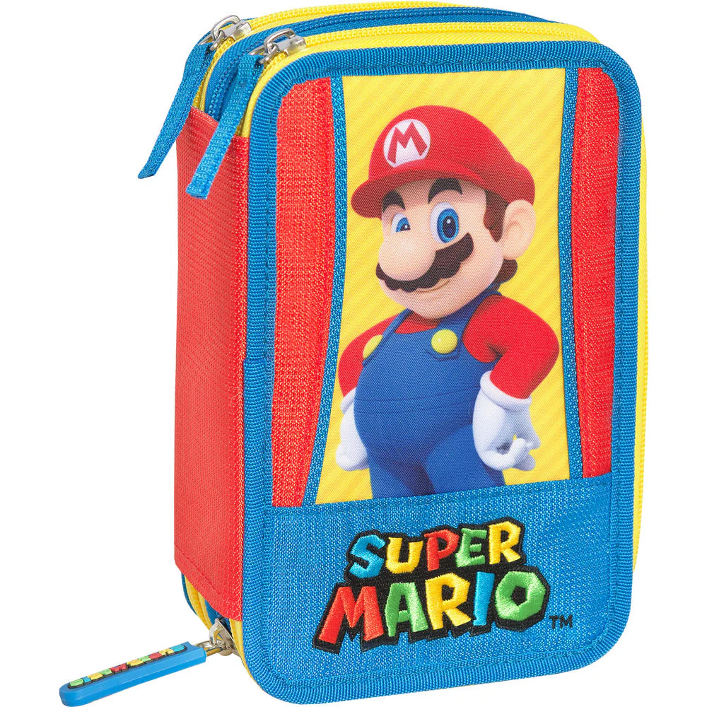 Panini Editore Astuccio 3 Zip Super Mario - Panini