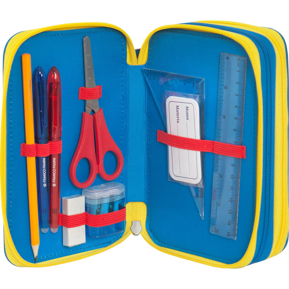 Panini Editore Astuccio 3 Zip Super Mario - Panini