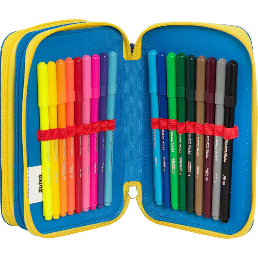 Panini Editore Astuccio 3 Zip Super Mario - Panini