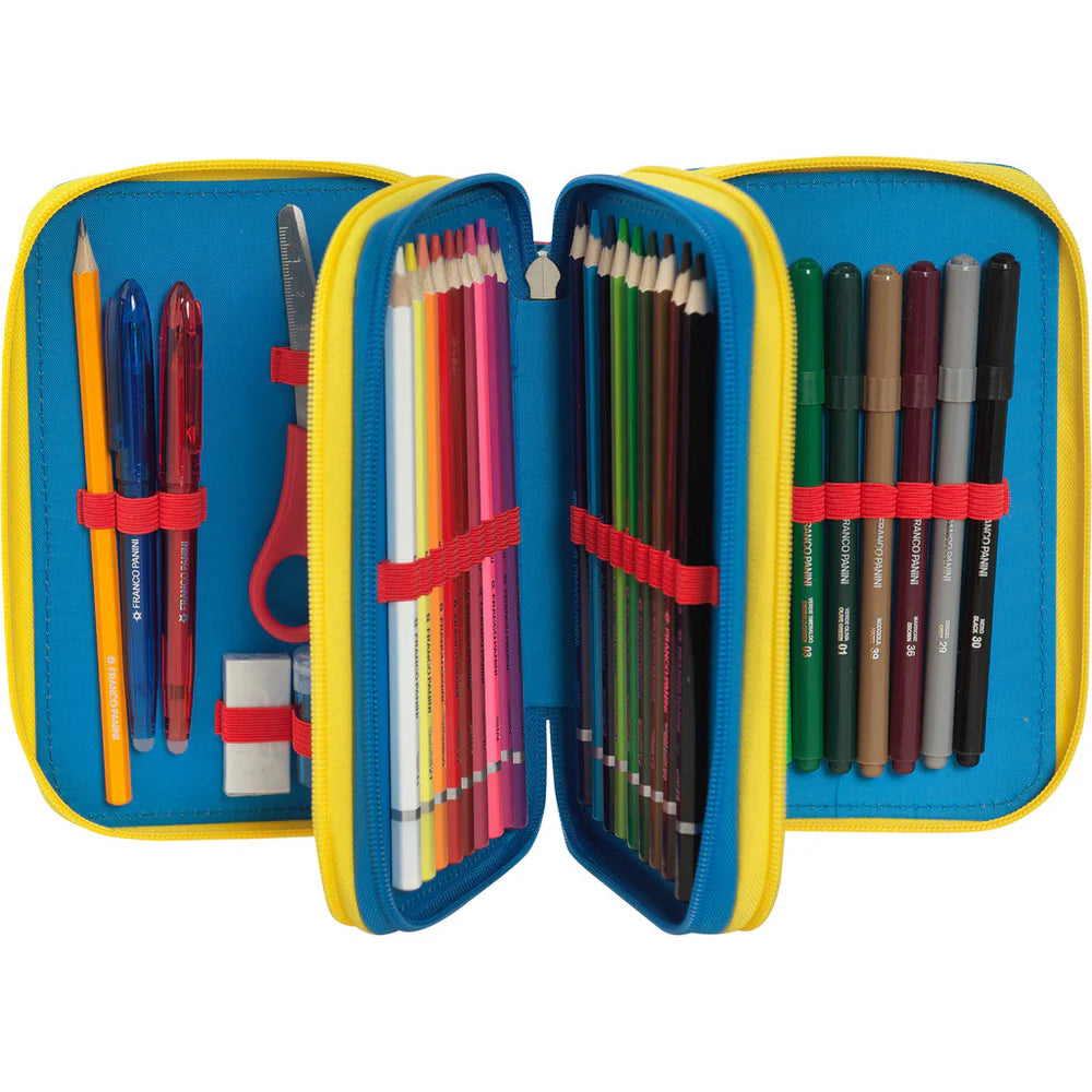 Panini Editore Astuccio 3 Zip Super Mario - Panini