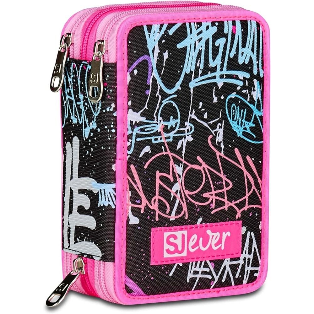 Astuccio 3 Zip Fixstar Girl SJ Ever - Seven Junior Ever