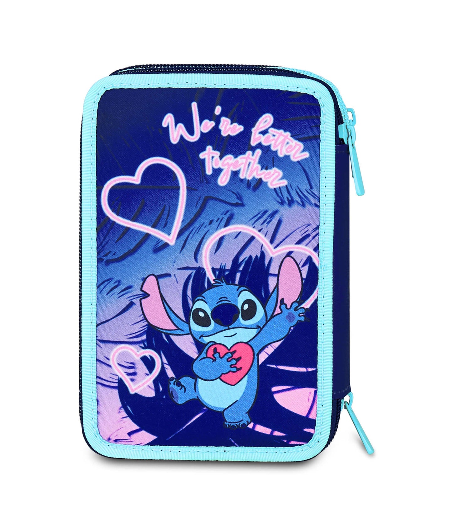 Astuccio 3 Zip Lilo & Stitch - Seven Junior