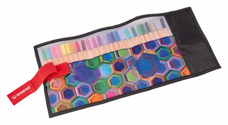 Fineliner STABILO point 88 - Rollerset con 25 colori assortiti ARTY Edition da 0.4mm