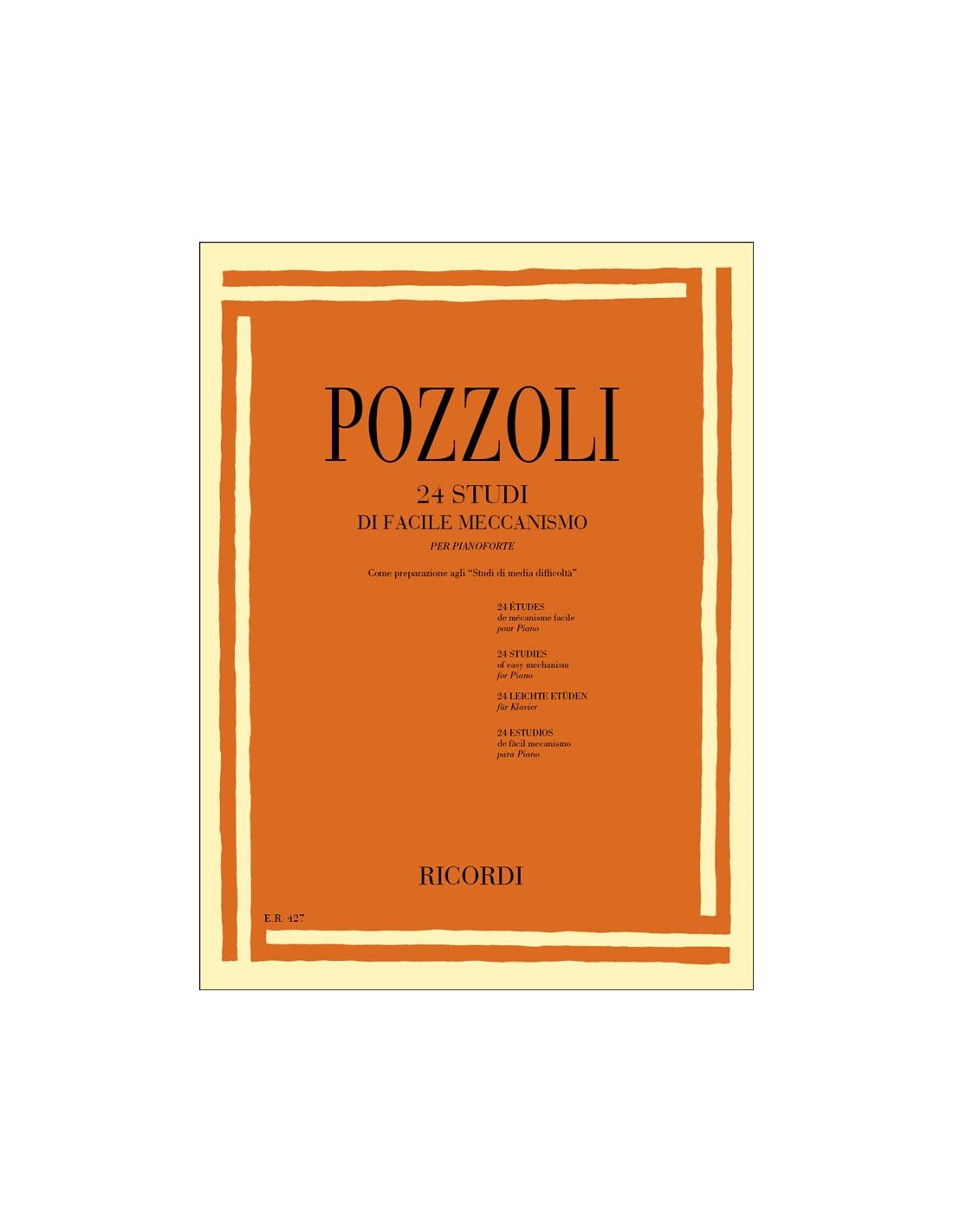 24 Studi di facile meccanismo per pianoforte - Pozzoli