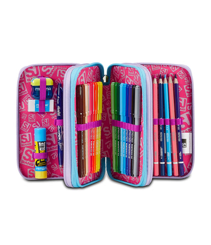 Astuccio 3 zip Seven SJ Gang - COLORJAM Girl 30C202409-429