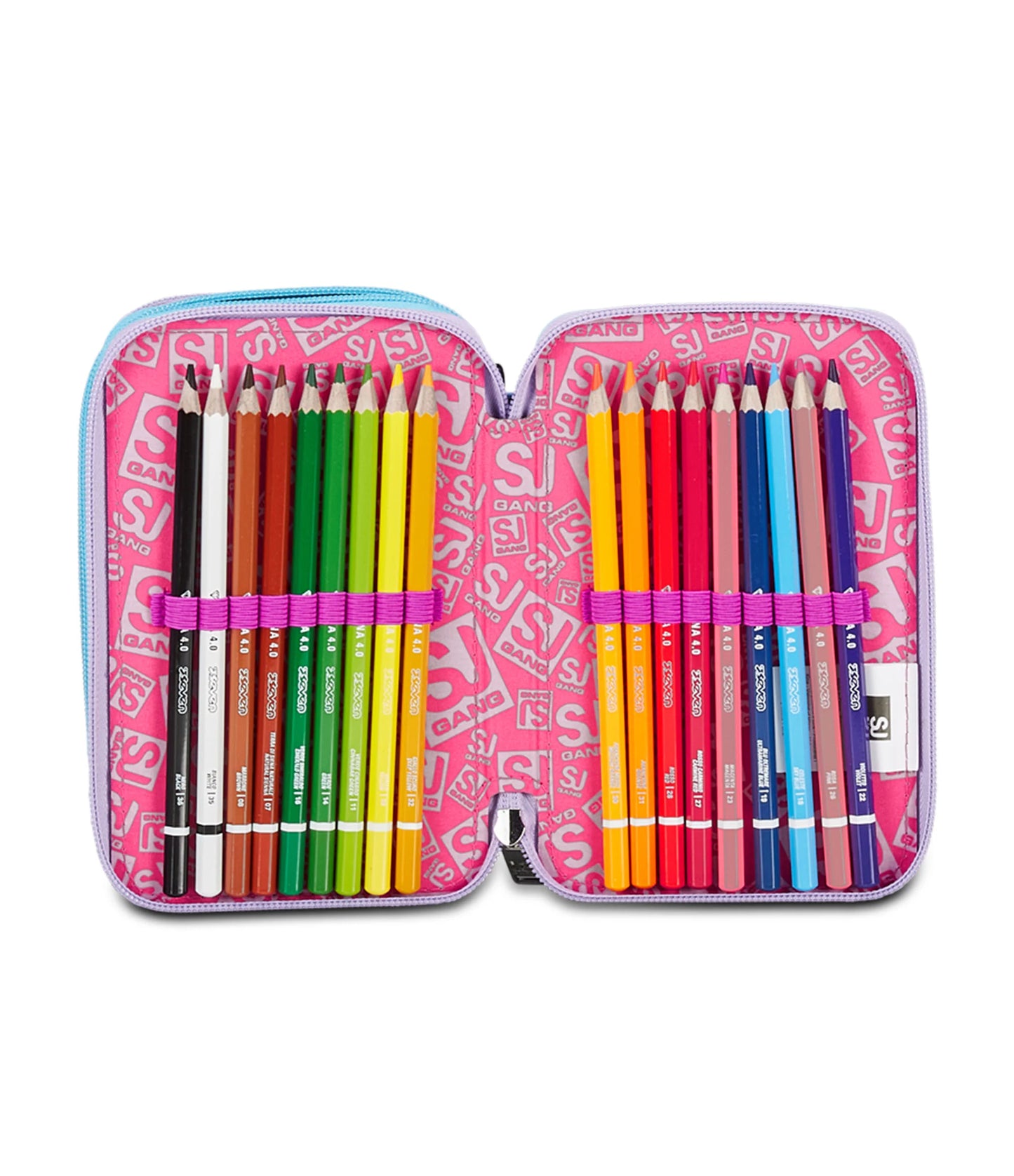 Astuccio 3 zip Seven SJ Gang - COLORJAM Girl 30C202409-429