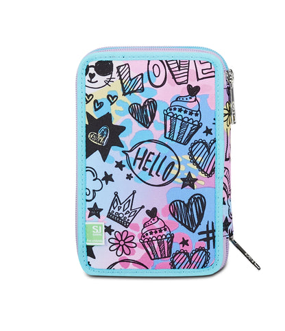 Astuccio 3 zip Seven SJ Gang - COLORJAM Girl 30C202409-429
