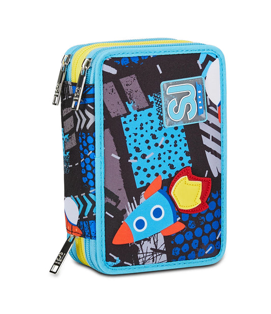 Astuccio 3 zip Seven SJ Gang - GO TO SPACE Boy 30C202428-519