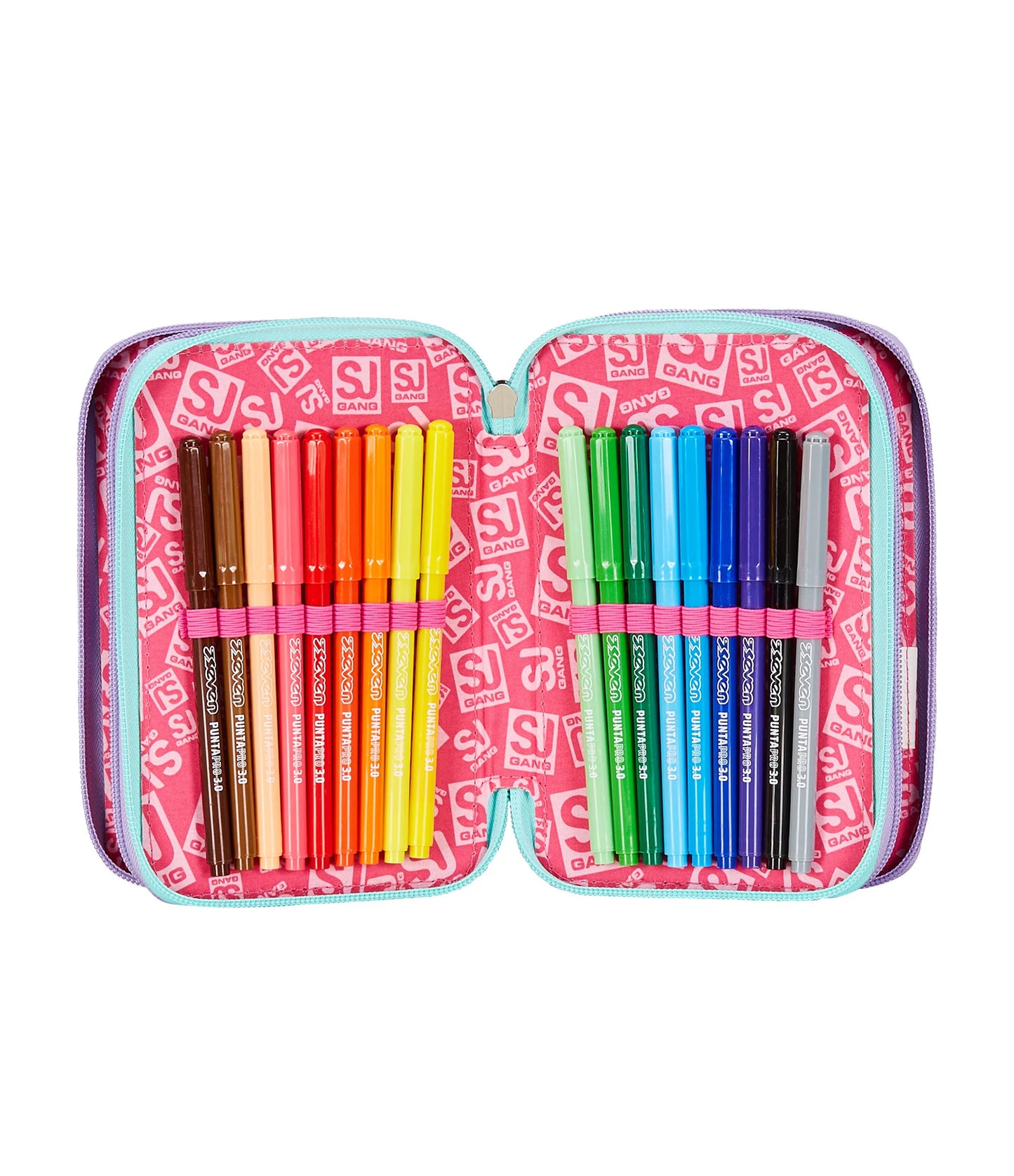 Astuccio 3 zip Seven SJ Gang - RHYTHMICSOUL 30C202472-632