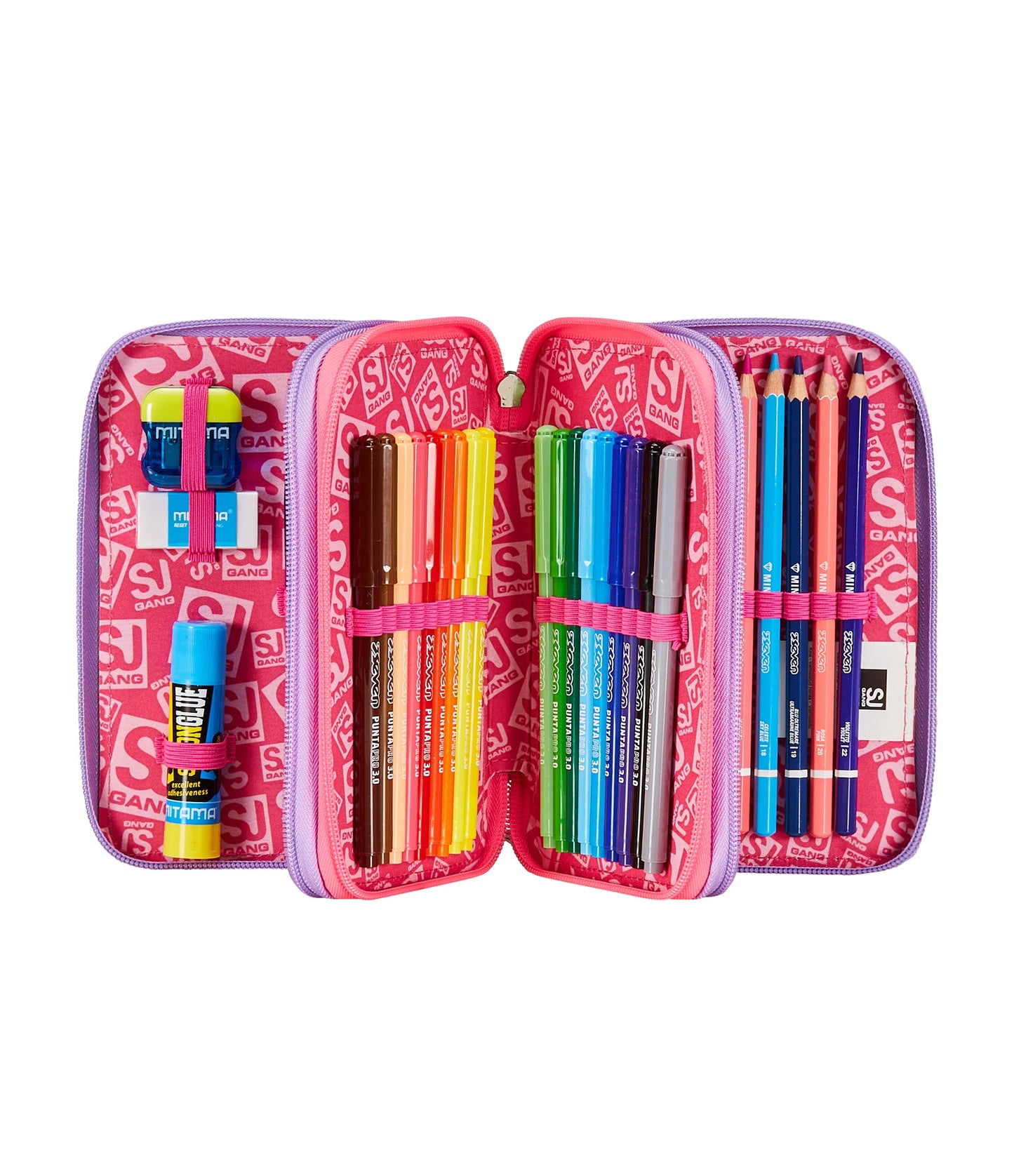 Astuccio 3 zip Seven SJ Gang - SPHERE FULL GIRL 30C202477-377