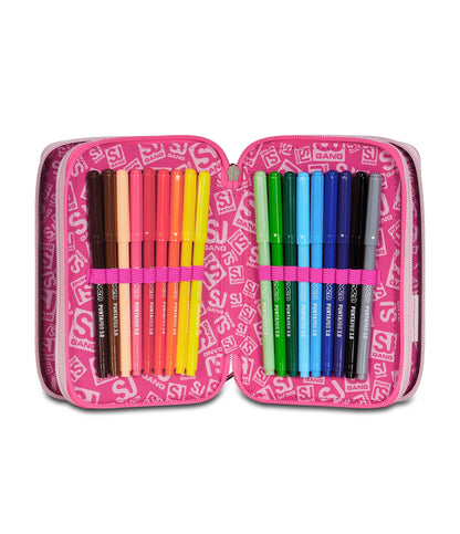 Astuccio 3 zip Seven SJ Gang - PINKHUGS 30C202483-3C9