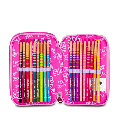 Astuccio 3 Zip Fixstar Girl SJ Ever - Seven Junior Ever