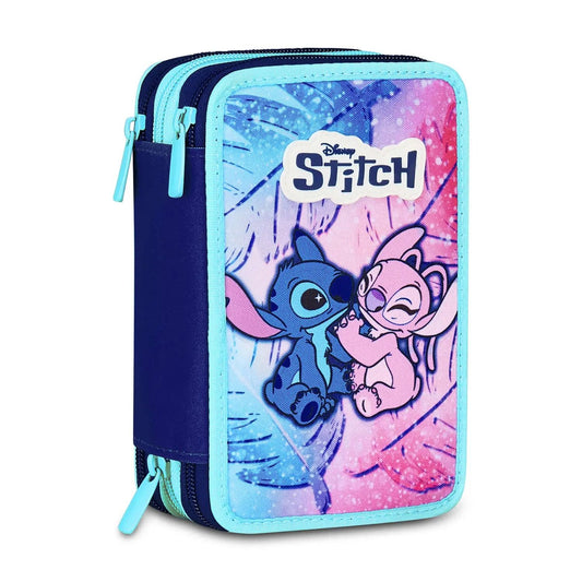 Astuccio 3 Zip Lilo & Stitch - Seven Junior