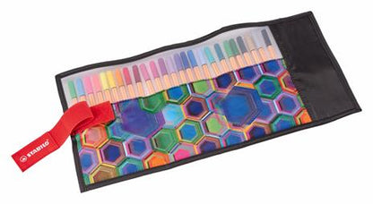 Fineliner STABILO point 88 - Rollerset con 25 colori assortiti ARTY Edition da 0.4mm
