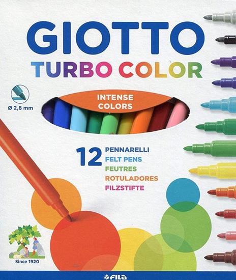 Pennarelli Giotto TurboColor -Conf.12pz-