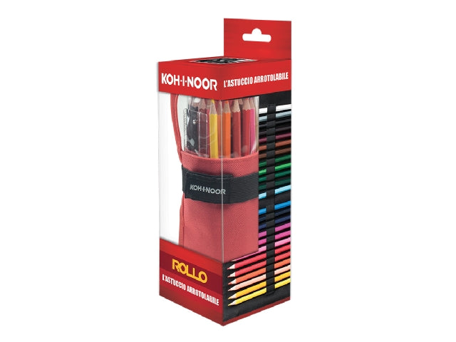 Rollo 24 matite Studio + accessori KOH-I-NOOR