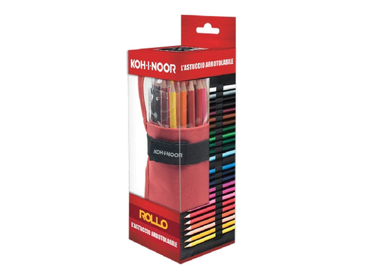 Rollo 24 matite Studio + accessori KOH-I-NOOR