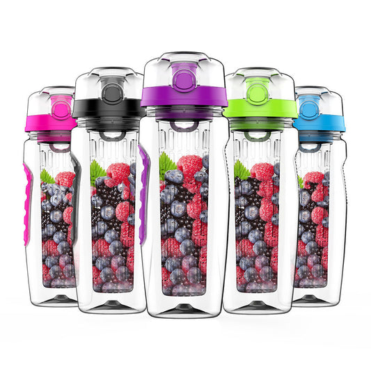 BAISPO borraccia 900ml senza BPA con infusore di frutta