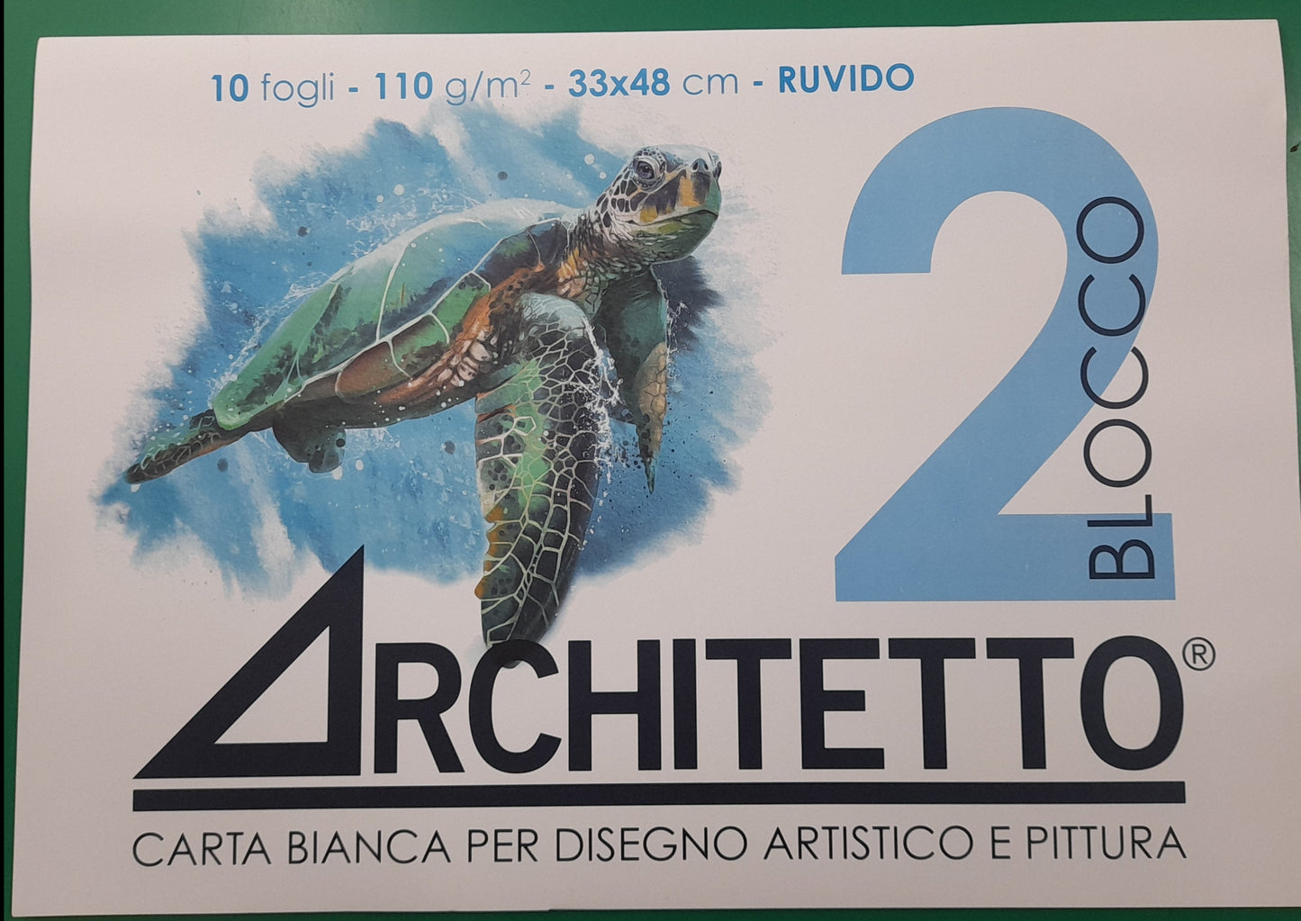 Album da disegno F2 Architetto ruvido 33x48 - 110 g/mq - 10 fg