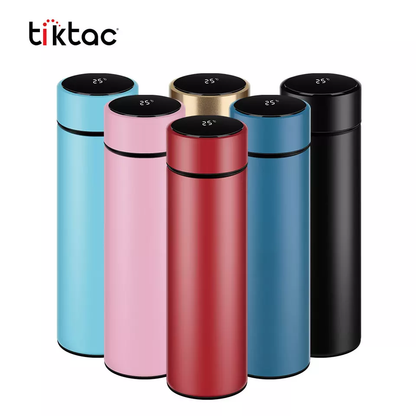 Termos Bevande Calde e Fredde 500ml Acciaio Inox Bottiglia Termica Display Temperatura LED