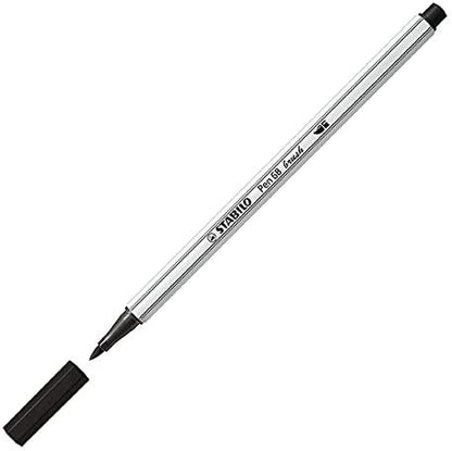 Pennarello Premium con punta a pennello - STABILO Pen 68 brush - Pack da 8 - con 8 colori assortiti