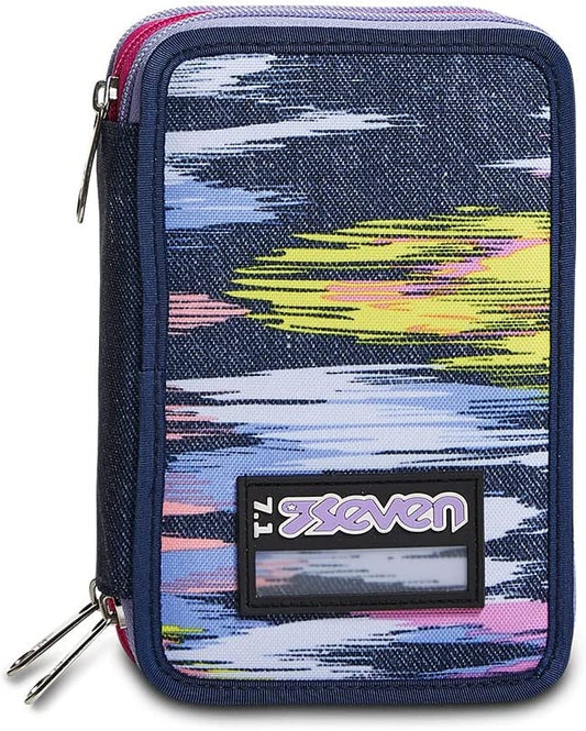 Astuccio 3 Zip Seven Virtual Girl 301012212/550