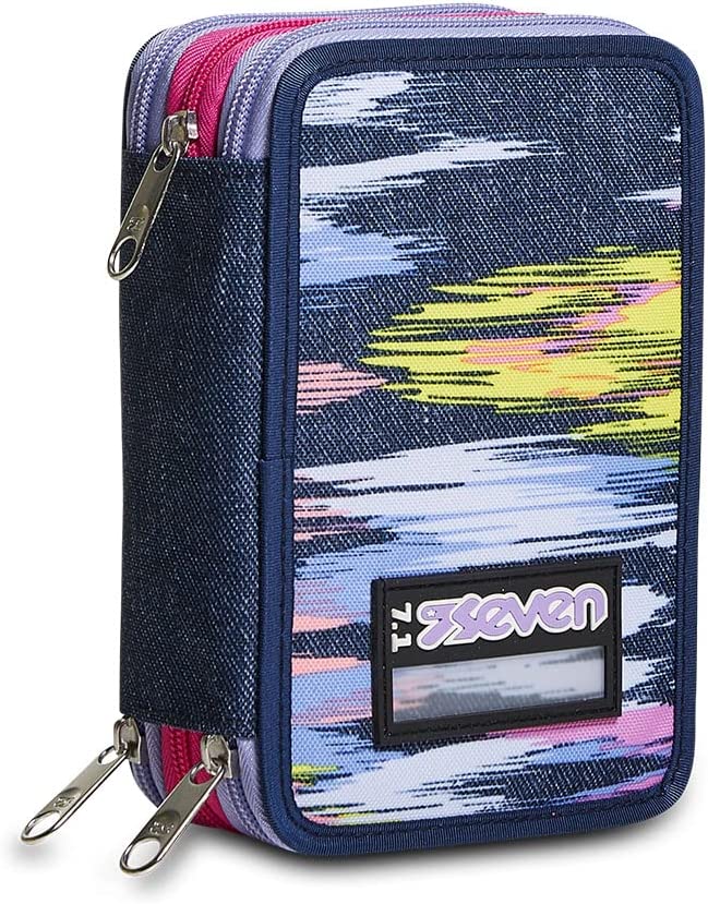 Astuccio 3 Zip Seven Virtual Girl 301012212/550