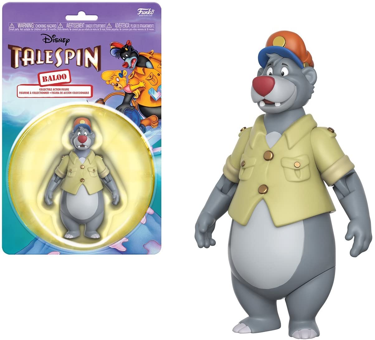 Funko Action Figure: Disney Pomeriggio: Baloo, Multicolore, 20399