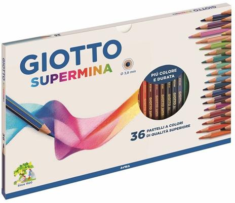 Pastelli a colori Giotto Supermina -Conf.36pz-