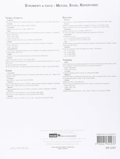 Studi per saxofono - Salviani (Giampieri) Ed. Ricordi
