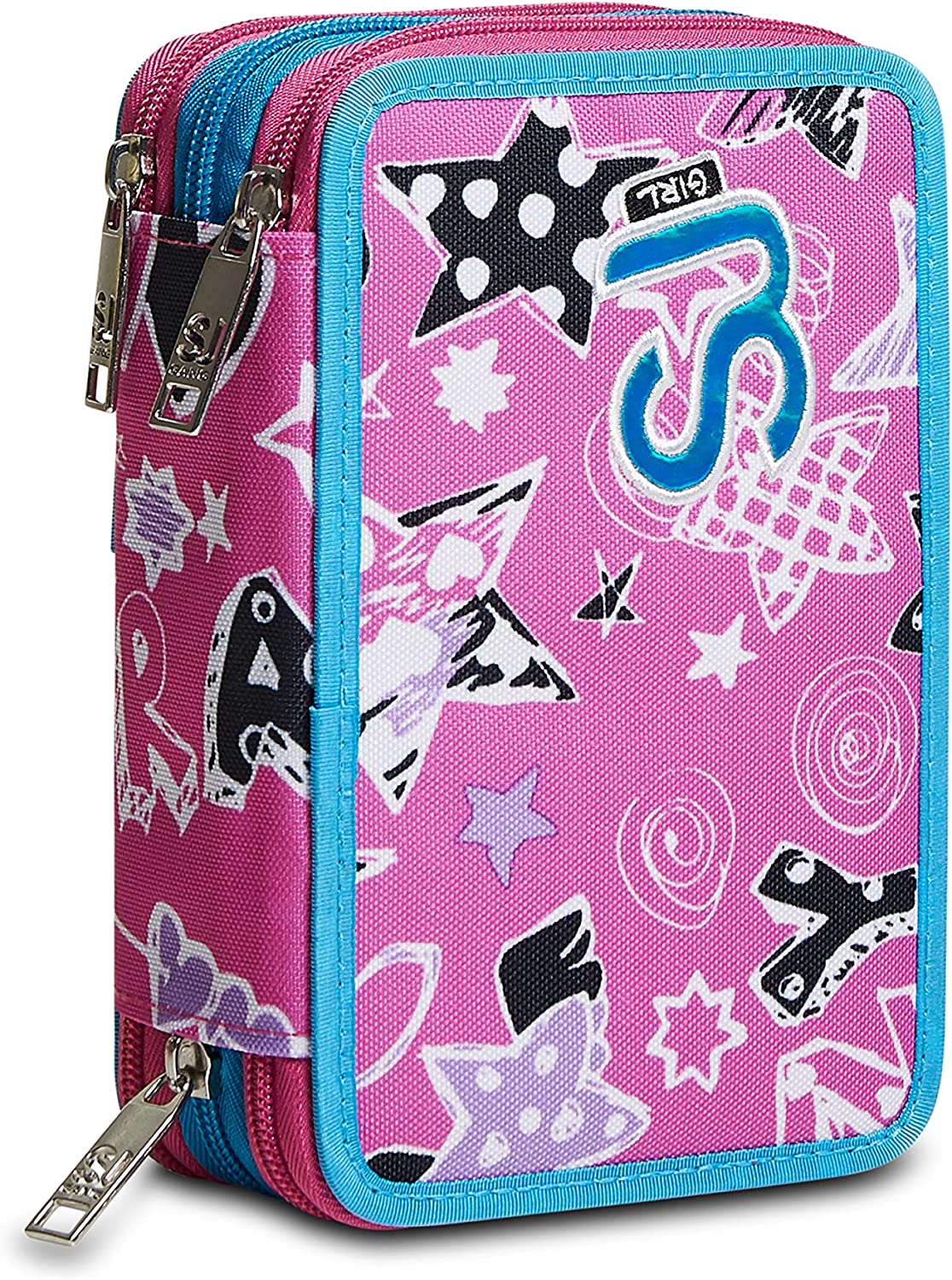 Astuccio 3 zip Seven Sj Gang cuteled girl 3C2012213/379