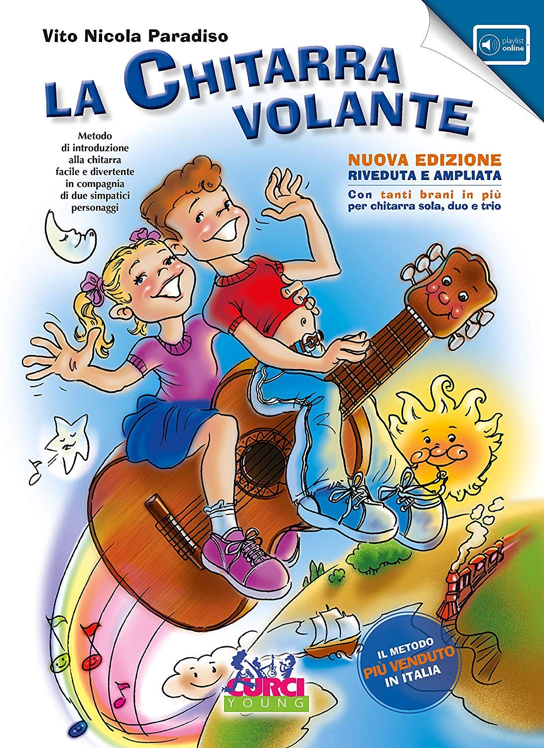 La chitarra Volante metodo  di introduzione alla chitarra di Vito Nicola Paradiso Ed. Curci