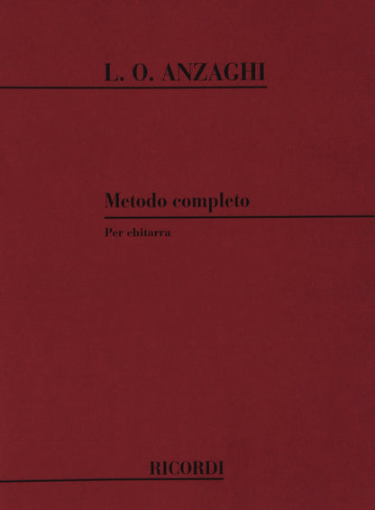 Metodo completo per chitarra L.O. Anzaghi- Ed. Ricordi