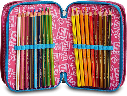 Astuccio 3 zip Seven Sj Gang cuteled girl 3C2012213/379