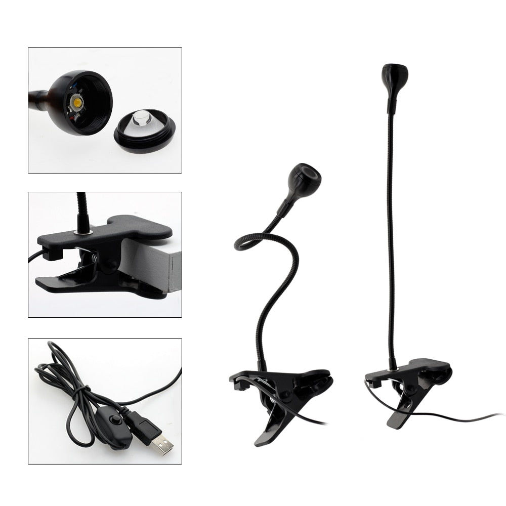 Lampada LED da tavolo scrivania con presa USB 1w