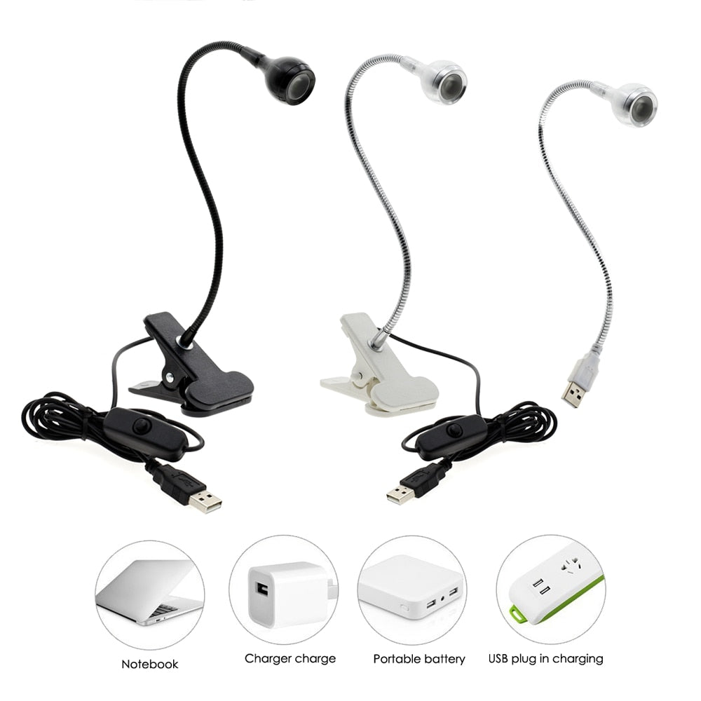 Lampada LED da tavolo scrivania con presa USB 1w