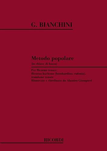 Metodo popolare in chiave di basso -Ed. Ricordi- G.Bianchini ( A.Giampieri)