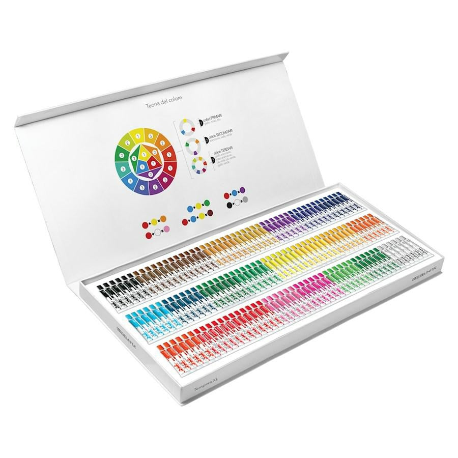 Assortimento 144pz Tempera XL 16ml in 24 colori magnetic box Tintaunita