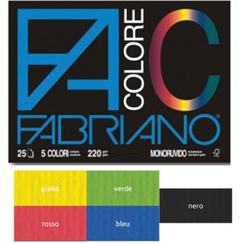 Album da disegno Fabriano colore 24x33