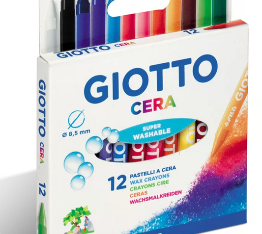 Pastelli a cera da 12 Giotto